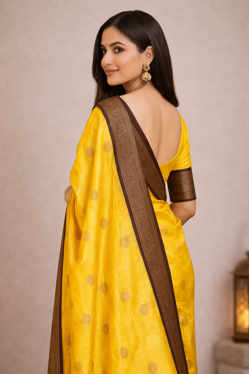 Elegant Rumali Silk Zari Work Saree