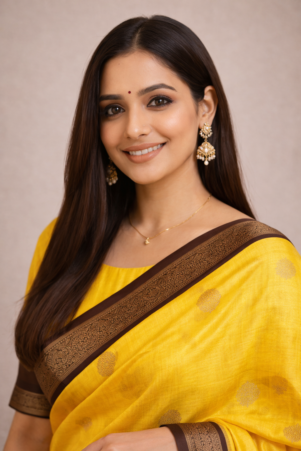Elegant Rumali Silk Zari Work Saree