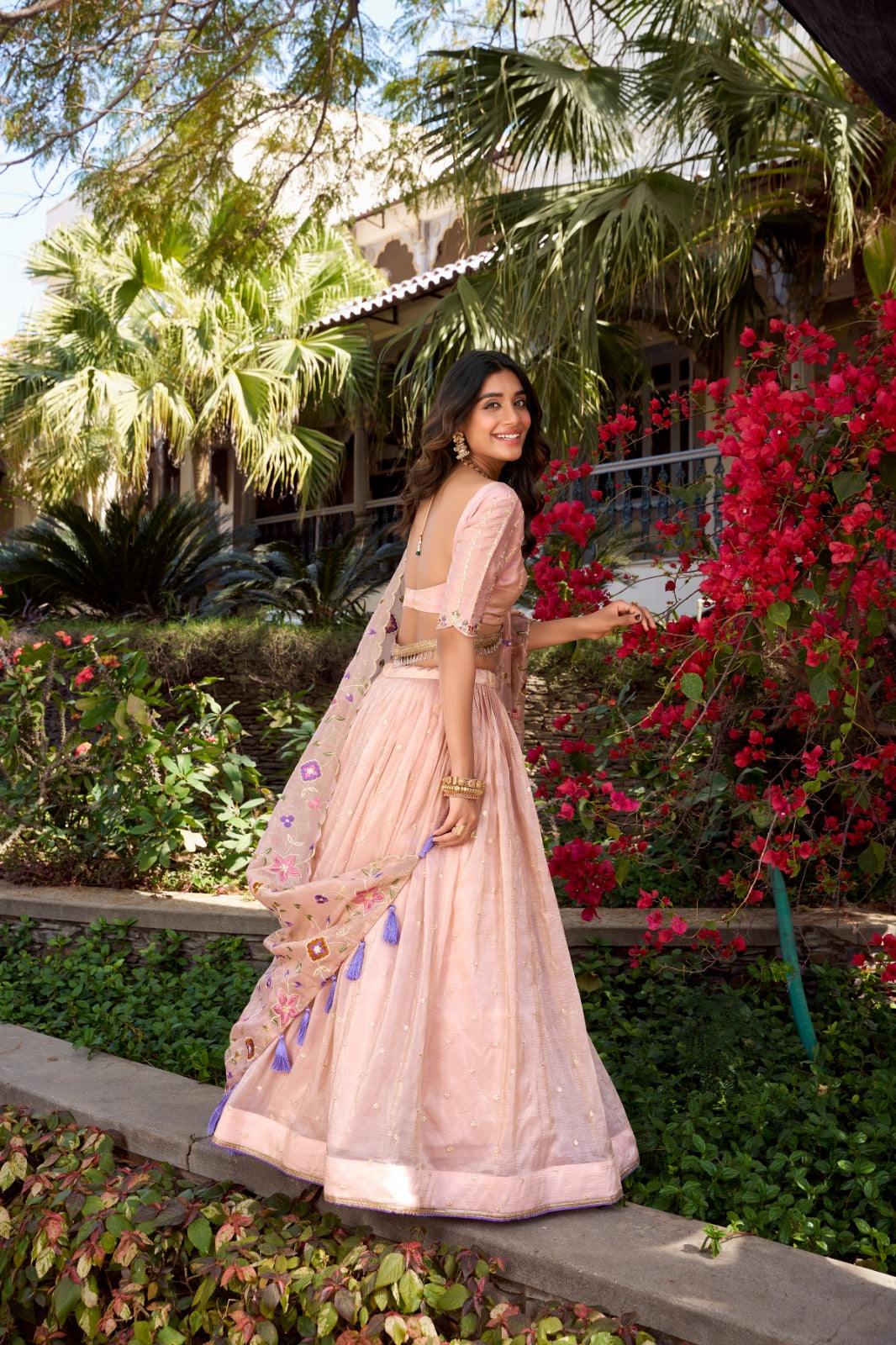 Designer Embroidered Lehenga Choli Set With Unstitched Blouse