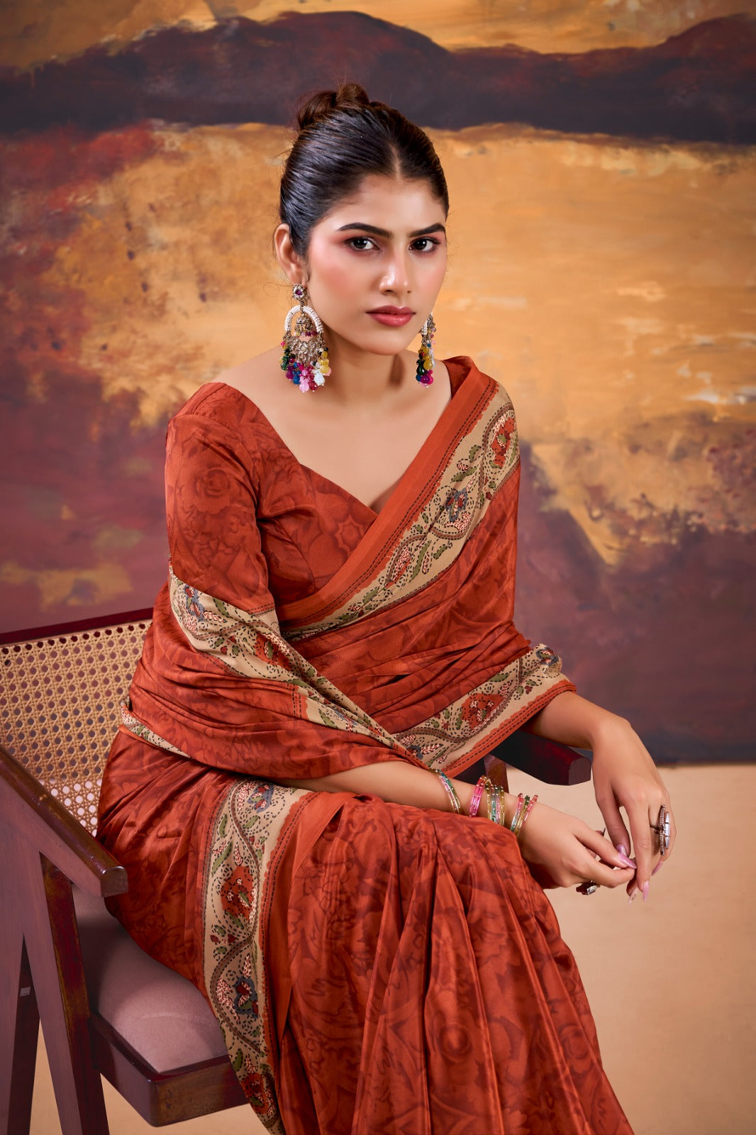Elegant Printed Saree For Women