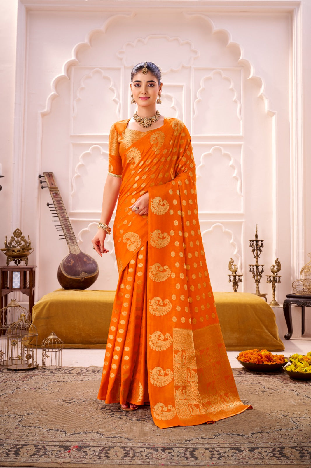 Designer Roop Silk Zari Woven Silk Saree
