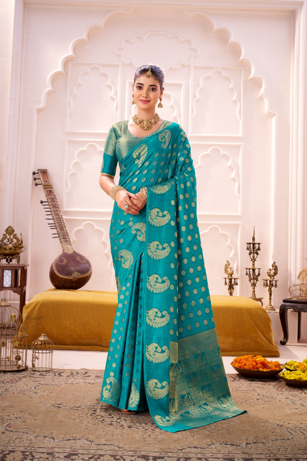Designer Roop Silk Zari Woven Silk Saree