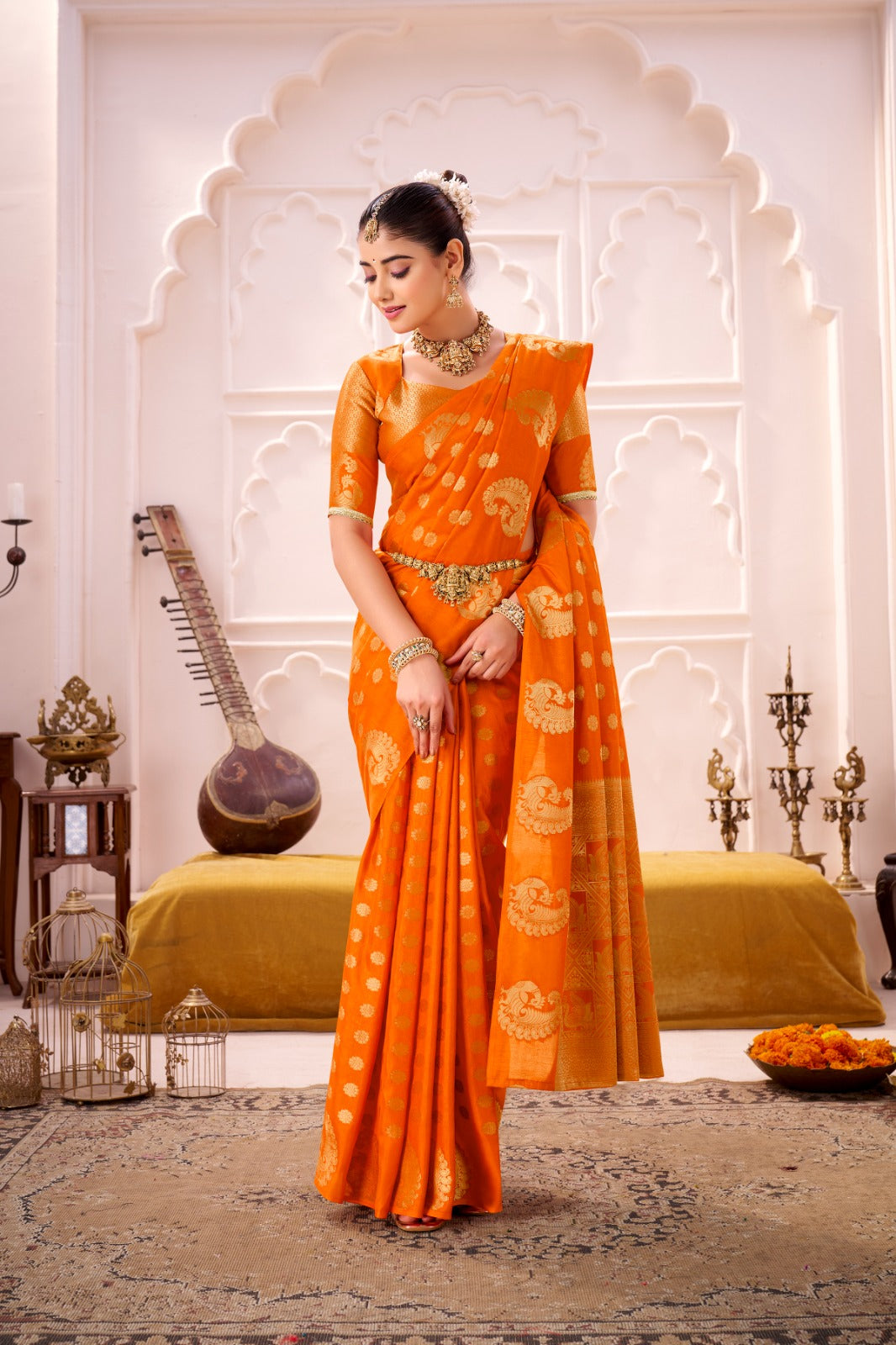 Designer Roop Silk Zari Woven Silk Saree
