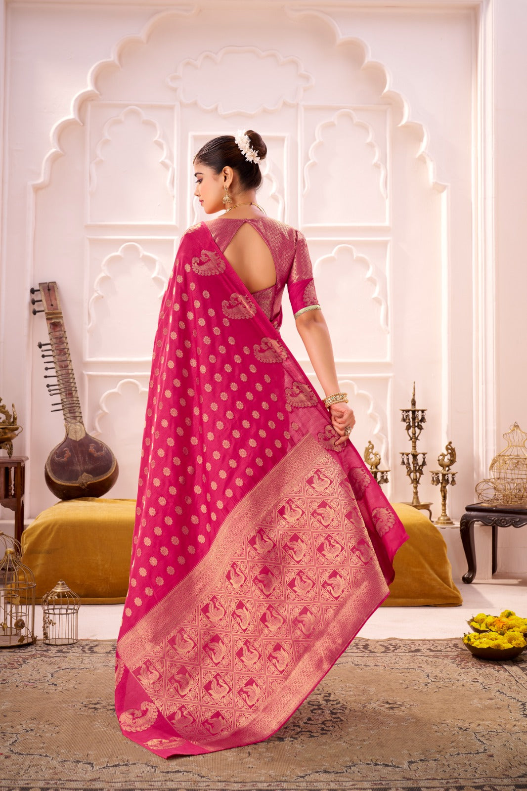 Designer Roop Silk Zari Woven Silk Saree