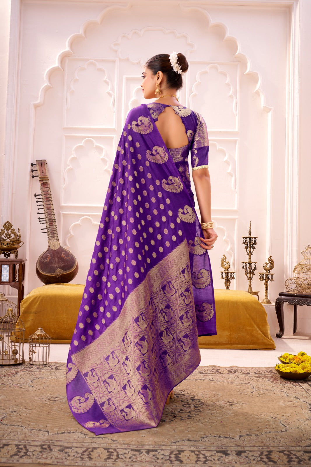 Designer Roop Silk Zari Woven Silk Saree