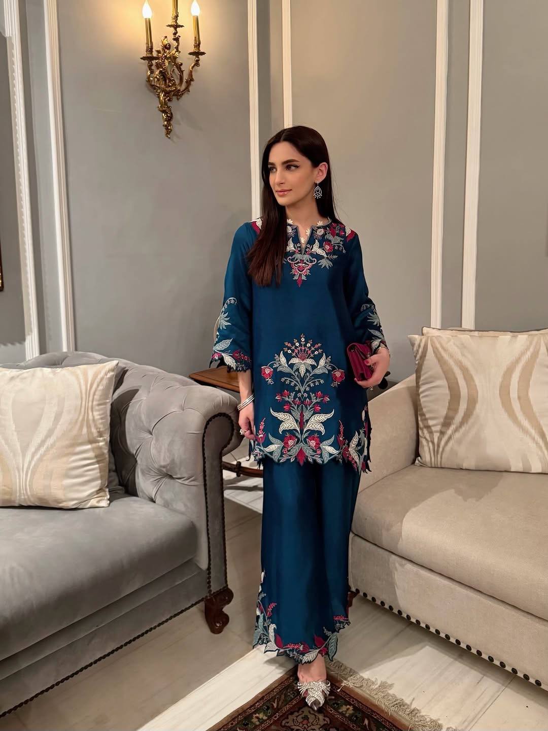 Designer Embroidered Co-Ord Set