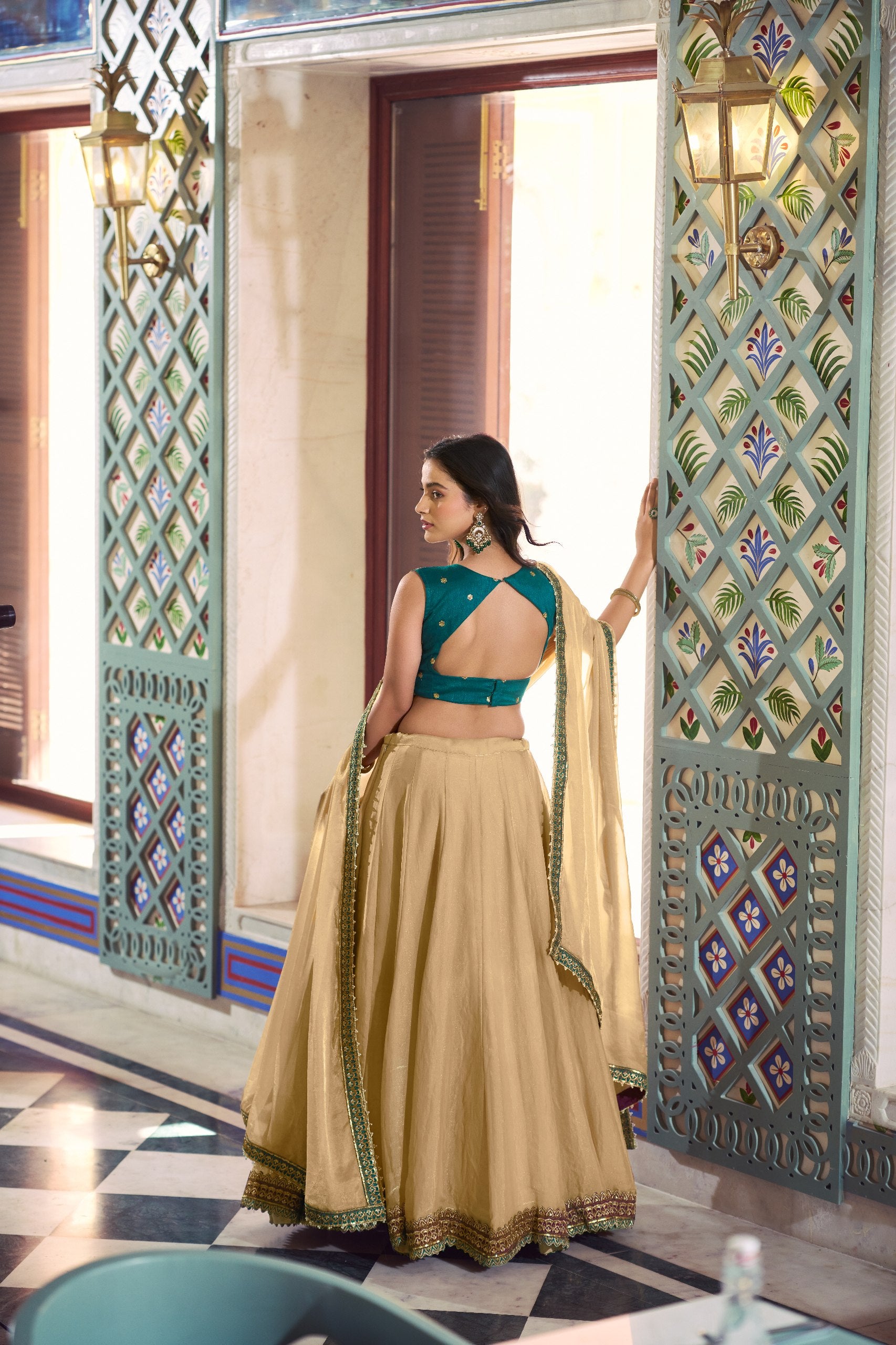 Women Sequins Embroidered Lehenga Choli Set