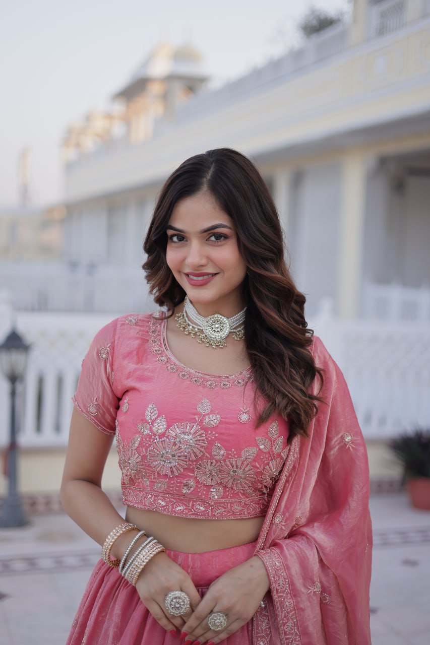 Premium Embroidered Lehenga Choli Set