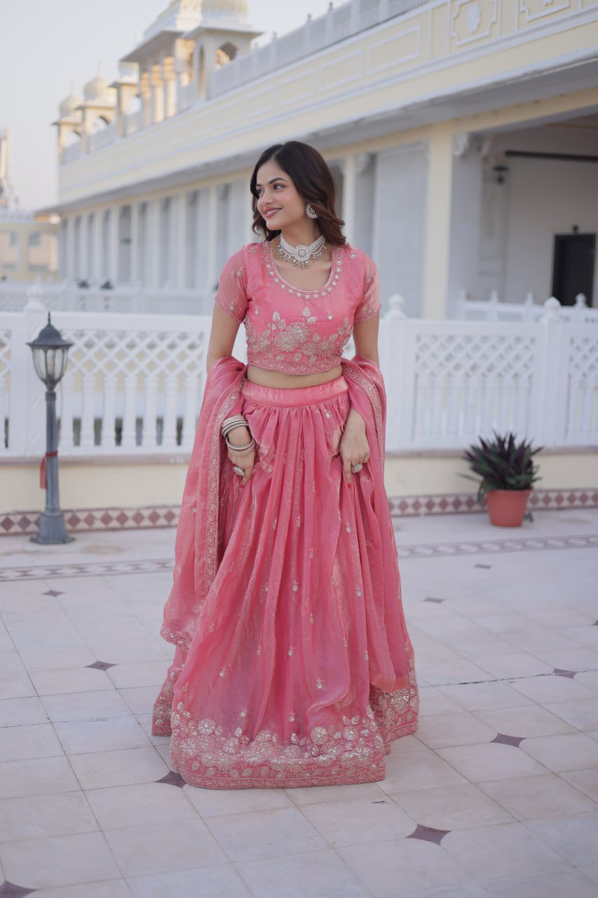 Premium Embroidered Lehenga Choli Set
