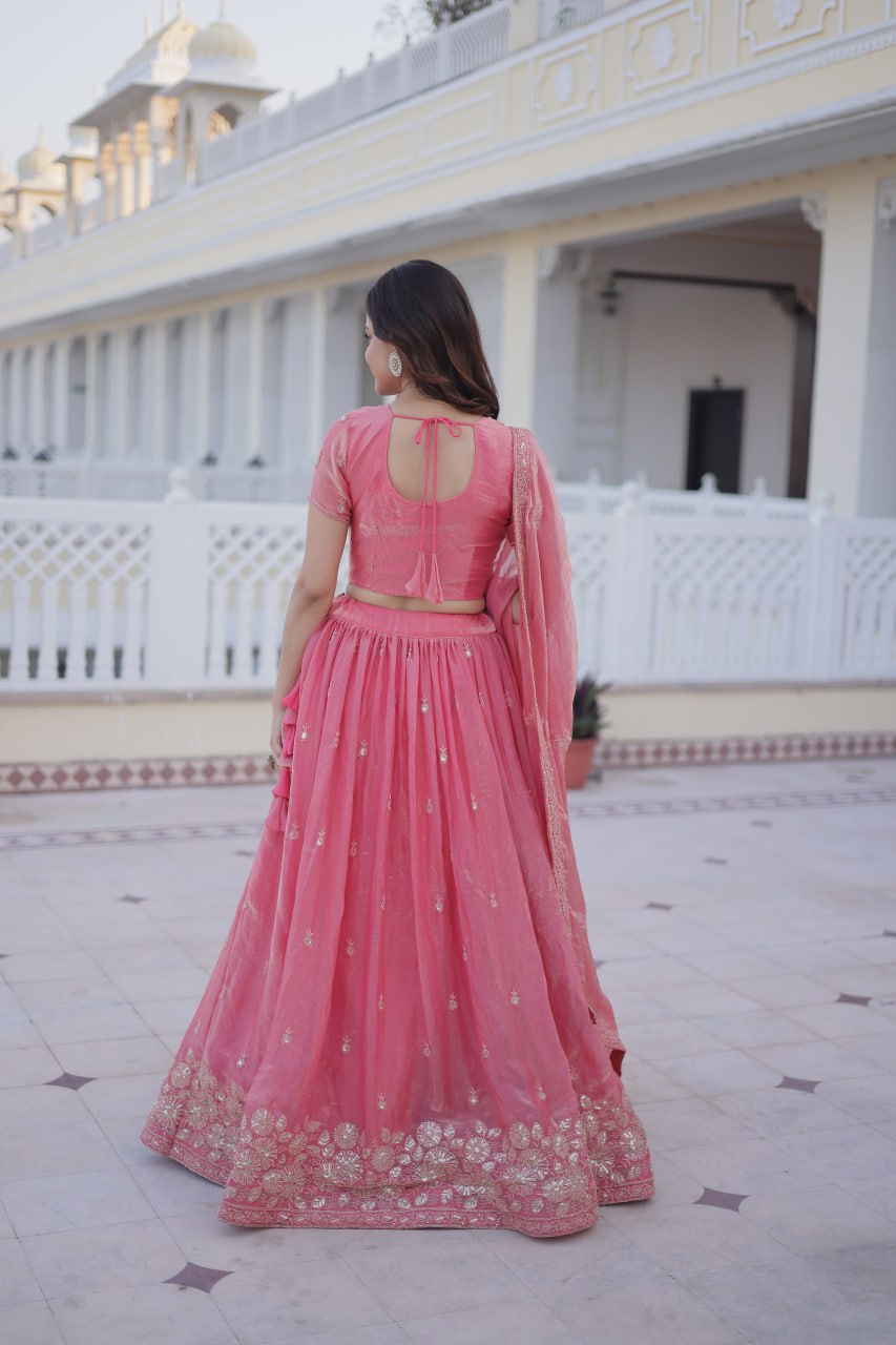 Premium Embroidered Lehenga Choli Set