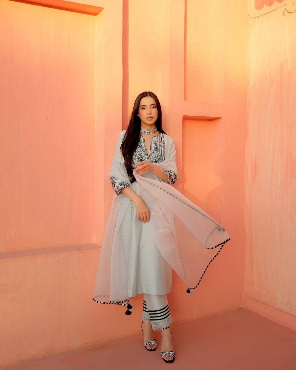 Designer Kurta Pant Dupatta Set