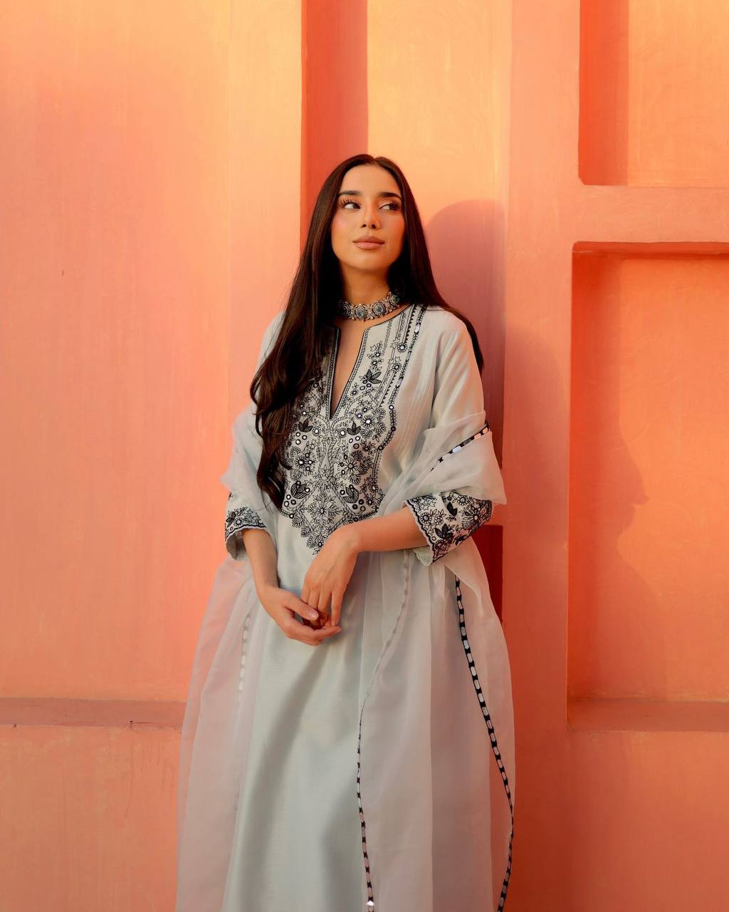 Designer Kurta Pant Dupatta Set