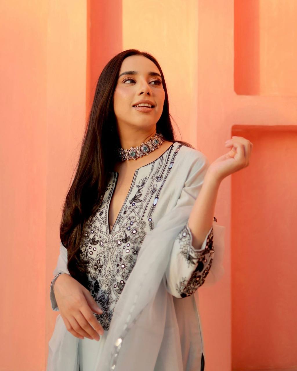 Designer Kurta Pant Dupatta Set