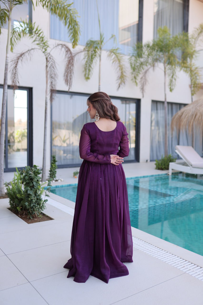 Premium Beads Embroidered Party Gown