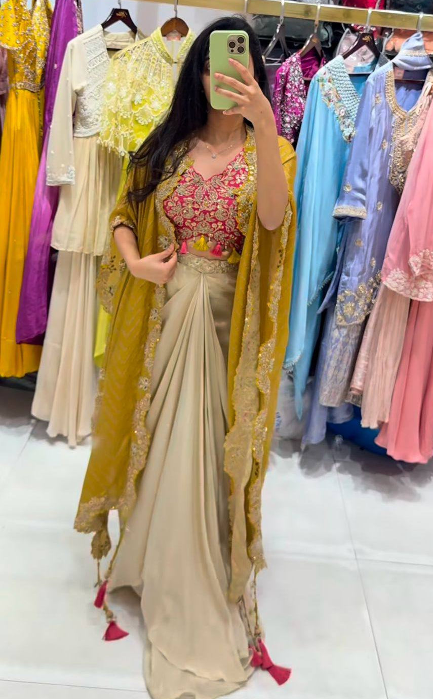 Designer three Piece Indo Western Set
