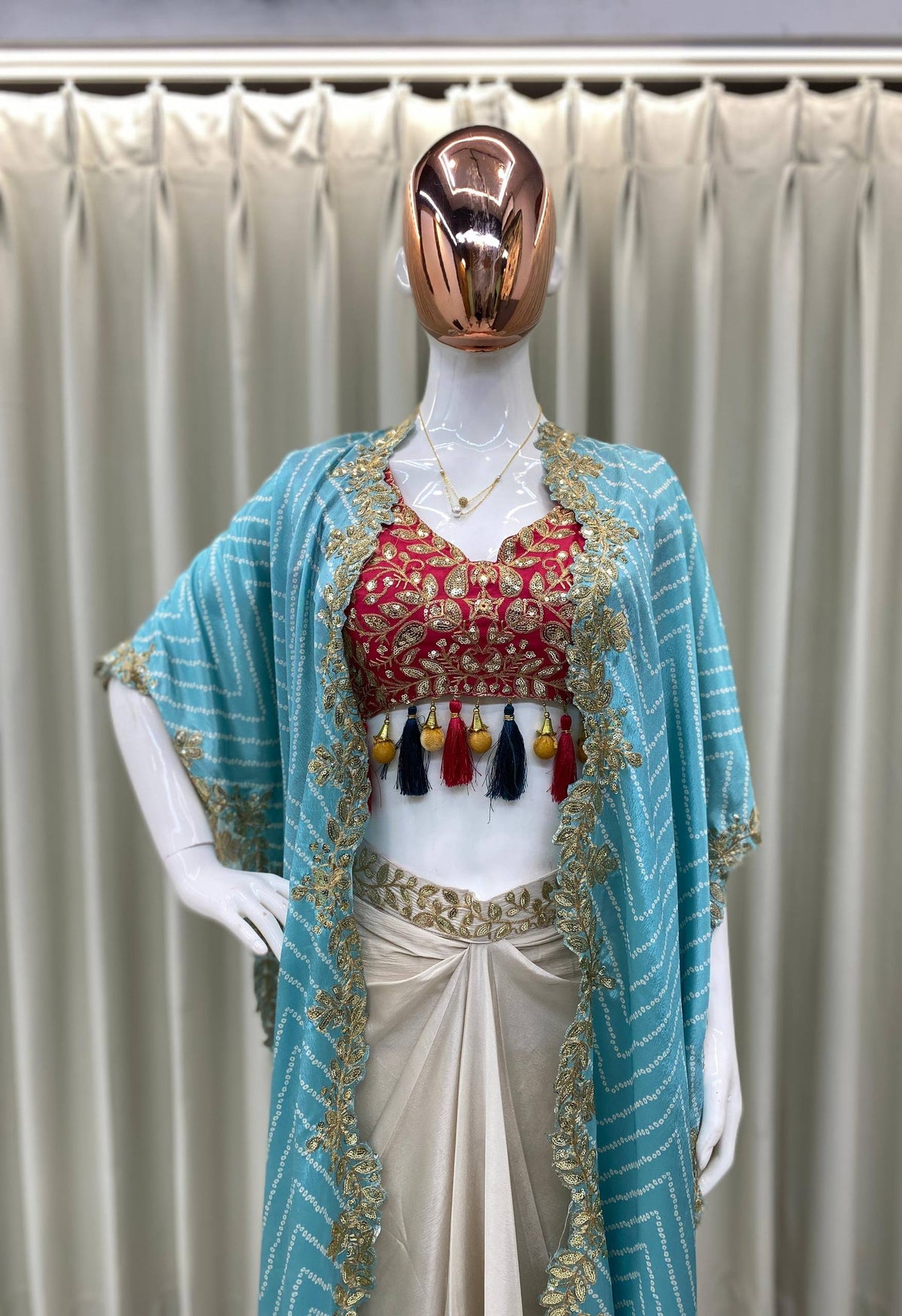 Designer three Piece Indo Western Set
