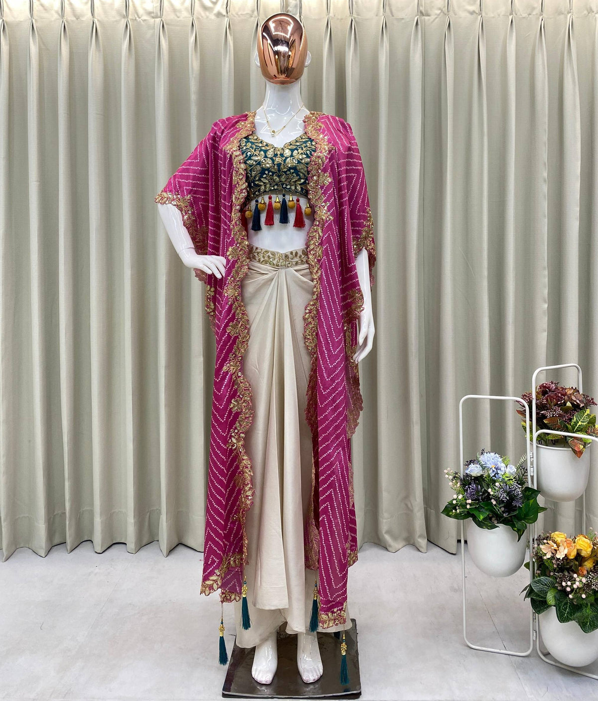 Designer three Piece Indo Western Set