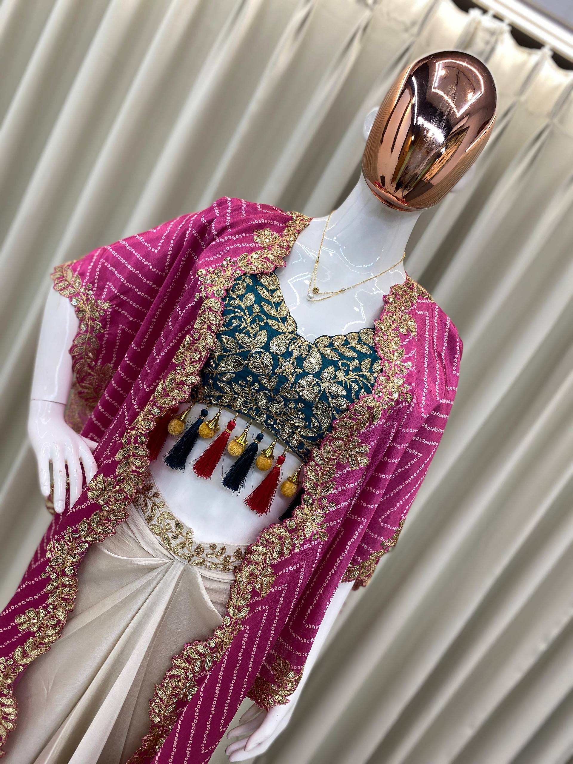 Designer three Piece Indo Western Set