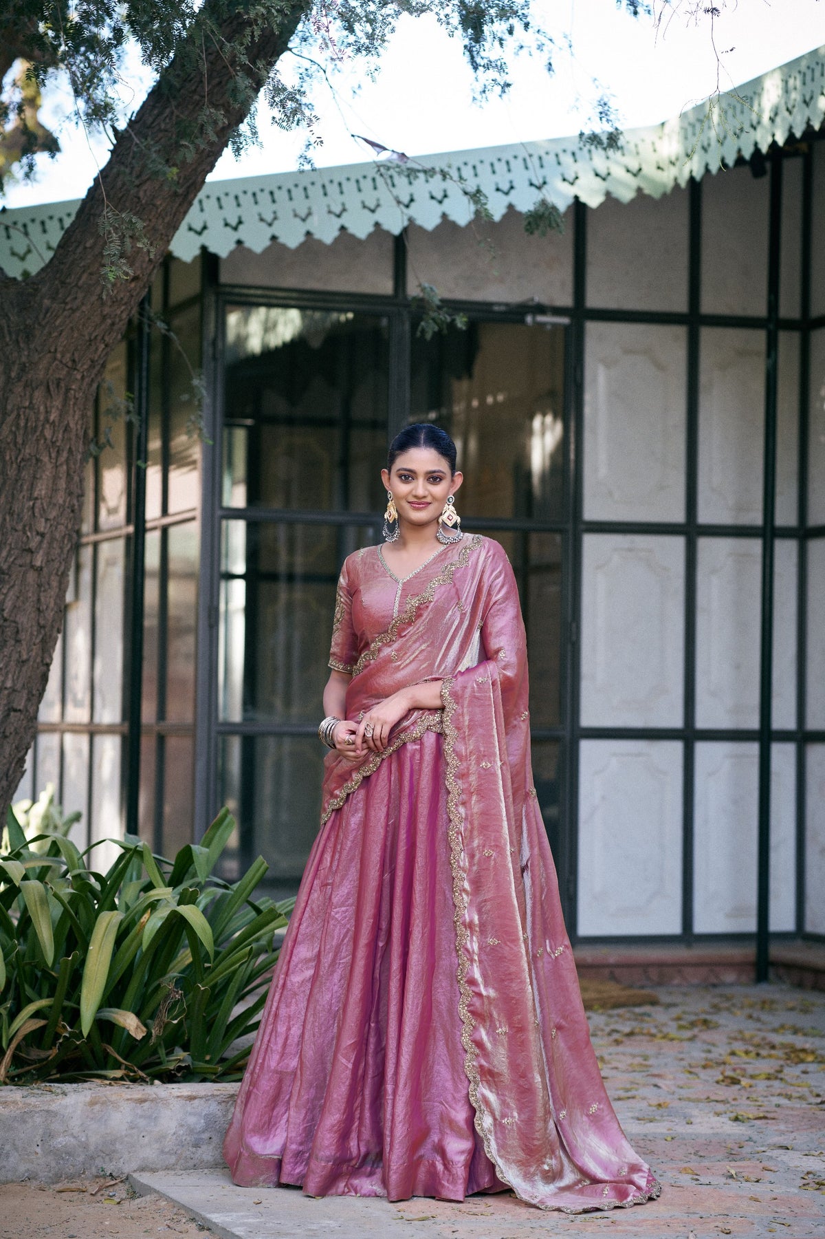 Designer Fendi Embroidered Lehenga Choli Set